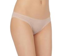 OnGossamer Women's Mesh Low-Rise Bikini Panty,Champagne,Large