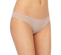 OnGossamer Women's Mesh Low-Rise Bikini Panty,Champagne,Medium