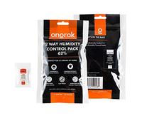 ONGROK 2 Way Humidity Control Packets, 62% RH, Each Pack Good for up to 1/8 oz, 24 Pack