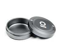 ONGROK ZPuck, Aluminum Pouch Holder, Metal Airtight/Air Proof Storage Container, Preserve Flavor, Sleek and Portable Tin Holder for Pouches & Small Essentials (Gunmetal)