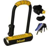 ONGUARD 45008006 Pitbull Mini Bike Lock, Black/Yellow, 3.55" x 5.52"
