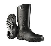 ONGUARD 88050 Flex-O-Thane/PVC Men's Slicker OverBoots with Strap and Self-Cleaning Cleated Outsole, 17" Height, Yellow, Size 9