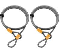 Onguard Akita 8044 Double Loop Cable, 120cmx10mm, Black (Pack of 2)