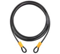 OnGuard Akita Cable Bike Lock, High Security & Reliable, Bicycle Lock With Rubber Coated Crossbar, Locks Shackle On Both Sides, Heavy Duty Steel Cycle Lock, Essential Bike Accessories