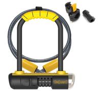 ONGUARD Bulldog Mini Combo Lock w/ 4' X10mm Cable - yellow, one size | 3.5x5.2"/8.89x13.2cm