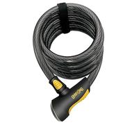 Onguard Doberman 8027 Coil Cable Lock, 185cmx15mm, Black