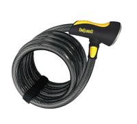 Onguard Coil Cable Lock Doberman 8028 - 185 cm x 12 mm - Black