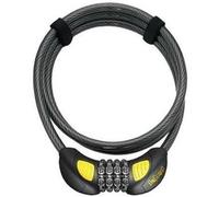 OnGuard Doberman Combo Coil Lock LED 185cm x 12mm Black