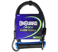 OnGuard Neon U-Lock + Cable - Blue 230mm