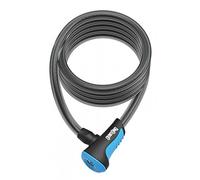 Onguard Neon Series 8157 Coil Cable Lock, 180cmx10mm, Blue