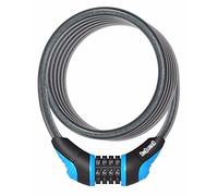 Onguard Neon Series 8160 Re-settable Combo Coil Cable Lock, 180cmx10mm, Blue