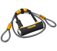 OnGuard Pitbull Mini DT-8008 Bike Lock, Keyed Shackle Locks, High Security & Reliable, Lock With Co-Moulded Crossbar, Locks Shackle On Four Sides, Hardened Steel Cycle Lock, Black, 9.0x14.0 cm