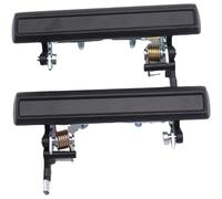 ONHBGTX Left-Hand Drive Compatible with Pontiac for Grand for Prix 1983 1984 1985 1986 1987 1PCS Black Outer Exterior Door Handle Pair Set OEM: SI-AT13072