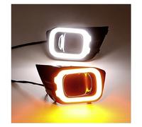 onhyuxng LED DRL Daytime Running Light Front Bumper Fog Lamps with Turn Signal Assembly Compatible With Ranger White