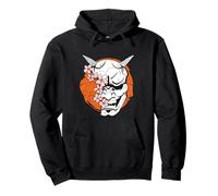 Oni Demon Japanese Devil Japan Mask Pullover Hoodie