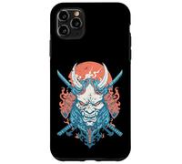 Oni Demon Katana Samurai Fire Mask Case for iPhone 11 Pro Max