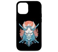 Oni Demon Katana Samurai Fire Mask Case for iPhone 12/12 Pro