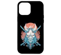 Oni Demon Katana Samurai Fire Mask Case for iPhone 12 Pro Max