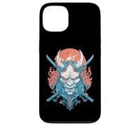 Oni Demon Katana Samurai Fire Mask Case for iPhone 13