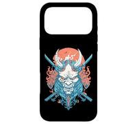 Oni Demon Katana Samurai Fire Mask Case for iPhone 17 Pro Max