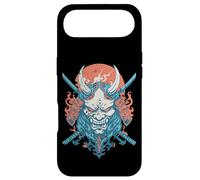 Oni Demon Katana Samurai Fire Mask Case for iPhone Air
