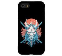 Oni Demon Katana Samurai Fire Mask Case for iPhone SE (2020) / 7 / 8