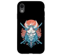 Oni Demon Katana Samurai Fire Mask Case for iPhone XR