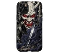 Oni Demon Mask Samurai Bushido Katana Blade Case for iPhone 11 Pro