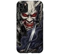 Oni Demon Mask Samurai Bushido Katana Blade Case for iPhone 11 Pro Max