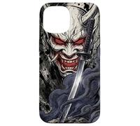 Oni Demon Mask Samurai Bushido Katana Blade Case for iPhone 15