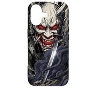 Oni Demon Mask Samurai Bushido Katana Blade Case for iPhone 17