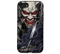 Oni Demon Mask Samurai Bushido Katana Blade Case for iPhone SE (2020) / 7/8