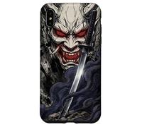 Oni Demon Mask Samurai Bushido Katana Blade Case for iPhone XS Max