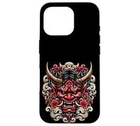 Oni Mask Japanese Demon Case for iPhone 16 Pro