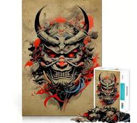 Oni Samurai No 1000 Piece Jigsaw Puzzles for Teenagers Jigsaw Intellect Toy Family Joy Quality Cut Stylish Gift (50x75cm)