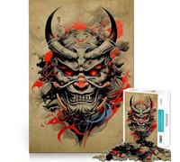 Oni Samurai No 1000 Piece Jigsaw Puzzles for Teenagers Jigsaw Logic Ability Toy Soft Relax Accurate Cut Cherished Gift (38x52cm)