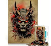 Oni Samurai No 1000 Piece Jigsaws for Teenagers Puzzle Recall Boost Stress Free Smooth Cut Artistic Gift (38x26cm)