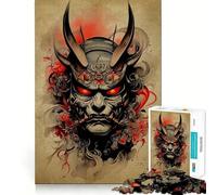 Oni Samurai No 1000 Pieces Jigsaw Puzzles for Adults Smart Toy Home Activity Accurate Cut Wall Art Decor (50x75cm)