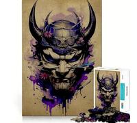 Oni Samurai No Jigsaw Puzzle 1000 Piece for Adults Logic Boost Toy Together Fun Premium Edge Stylish Gift (50x75cm)