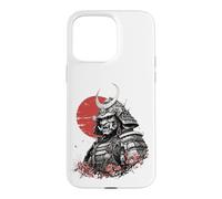 Oni Samurai Warrior Red Sun Japanese Demon Armor Art Case for iPhone 15 Pro Max