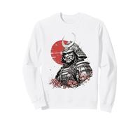Oni Samurai Warrior Red Sun Japanese Demon Armor Art Sweatshirt