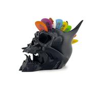 Oni Skull Guitar Pick Holder, Japanese Demon Themed Music Accessory Gift