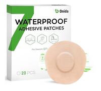 onida Dexcom G7 Adhesive Patches, 20 Pcs Waterproof Patches For G7 Flexible Cgm Tape And Stelo, Pre-Cut Adhesive Medical Tape, Continuous Glucose Monitor Sensor Cover Bronzes