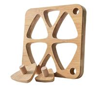 Onigiri Bamboo Mould with Press Plate, Triangular Sushi Shape, Sushi Rice Ball Press, Mini Onigiri Maker for Bento Sushi Maker for Onigiri and Rice Balls, Perfect for Household Picnic (Large Format)