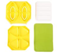 Onigiri Mold Set - Rice Ball Maker, Triangle Shaper | Sushi Press Tool For Home Snacks, Creative Sandwich Cutter For Lunch Box Preparation, Gigat Kit