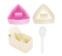 Onigiri Triangular Mould, Sushi Maker, Rice Ball Maker Set, Triangle Sushi Mould, Rice Shaper for Dressing, Reusable Onigiri Set for Handmade DIY Rice Mould Sets, Easy to Use (B)