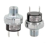 Oniissy 1/4-18 For NPT Air Pressure Control Switch 70-100/120-150 PSI for Air Compressors with Aluminum Alloy Construction and Automatic Pressure Adjustment(D)