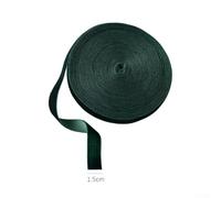 Oniissy 10M Classic Christmas Ribbon in Red Brown for Weddings and Parties, Cloth Christmas Decoration Ribbon Roll - Velvet Cloth Single Side Flocking(1.5cm Deep Green)