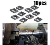 Oniissy 10PC DCMT21.51 DCMT070204 VP15TF Carbide Inserts for SDJCR/SDNCN/SDQCR Series Turning Tool Holders, Compatible with Stainless Steel Machining
