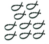 Oniissy 10PCS Adjustable Tree Ties - Heavy Duty Soft Rubber Plant Support Straps - 24cm Length - Promotes Growth - Garden Tie Supplies